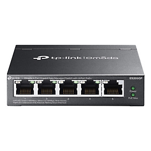TP-Link Omada ES205G, Géré, Gigabit Ethernet (10/100/1000), Connexion Ethernet, supportant l'alimentation via ce port (PoE), Montage mural ES205GP TP-Link Omada ES205G, Géré, Gigabit Ethernet (10/100/1000), Connexion Ethernet, supportant l'alimentation via ce port (PoE), Montage mural ES205GP
