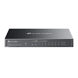 TP-Link Omada ES210GMP, Géré, Gigabit Ethernet (10/100/1000), Connexion Ethernet, supportant l'alimentation via ce port (PoE), Montage mural TP-Link Omada ES210GMP, Géré, Gigabit Ethernet (10/100/1000), Connexion Ethernet, supportant l'alimentation via ce port (PoE), Montage mural