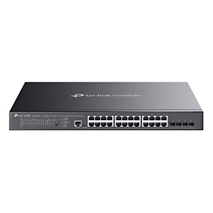 TP-Link Omada SG3428XMPP, Géré, L2+, Gigabit Ethernet (10/100/1000), Connexion Ethernet, supportant l'alimentation via ce port (PoE), Grille de montag TP-Link Omada SG3428XMPP, Géré, L2+, Gigabit Ethernet (10/100/1000), Connexion Ethernet, supportant l'alimentation via ce port (PoE), Grille de montag