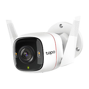 TP-LINK Tapo C320WS, Caméra de sécurité IP, Intérieure et extérieure, Sans fil, Cosse, Mur, Blanc