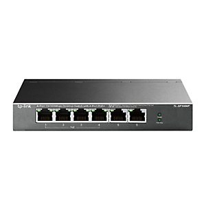 TP-LINK TL-SF1006P, Fast Ethernet (10/100), Connexion Ethernet, supportant l'alimentation via ce port (PoE) TP-LINK TL-SF1006P, Fast Ethernet (10/100), Connexion Ethernet, supportant l'alimentation via ce port (PoE)