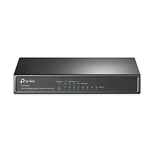 TP-LINK TL-SF1008P, Non-géré, Fast Ethernet (10/100), Full duplex, Connexion Ethernet, supportant l'alimentation via ce port (PoE)