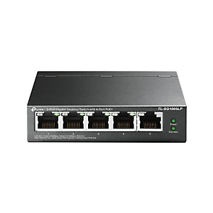 TP-LINK TL-SG1005LP, Non-géré, Gigabit Ethernet (10/100/1000), Connexion Ethernet, supportant l'alimentation via ce port (PoE), Montage mural TP-LINK TL-SG1005LP, Non-géré, Gigabit Ethernet (10/100/1000), Connexion Ethernet, supportant l'alimentation via ce port (PoE), Montage mural