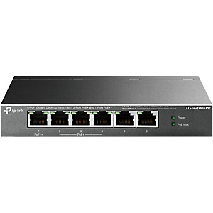 TP-Link TL-SG1006PP, Non-géré, Gigabit Ethernet (10/100/1000), Connexion Ethernet, supportant l'alimentation via ce port (PoE), Grille de montage TP-Link TL-SG1006PP, Non-géré, Gigabit Ethernet (10/100/1000), Connexion Ethernet, supportant l'alimentation via ce port (PoE), Grille de montage