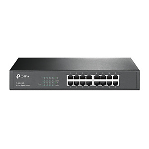TP-LINK TL-SG1016D, Géré, L2, Gigabit Ethernet (10/100/1000), Full duplex, Grille de montage TP-LINK TL-SG1016D, Géré, L2, Gigabit Ethernet (10/100/1000), Full duplex, Grille de montage