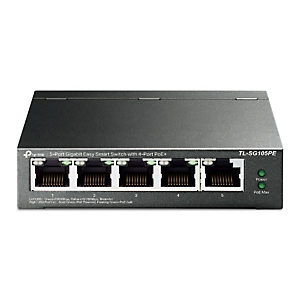 TP-LINK TL-SG105PE, Non-géré, L2, Gigabit Ethernet (10/100/1000), Connexion Ethernet, supportant l'alimentation via ce port (PoE) TP-LINK TL-SG105PE, Non-géré, L2, Gigabit Ethernet (10/100/1000), Connexion Ethernet, supportant l'alimentation via ce port (PoE)