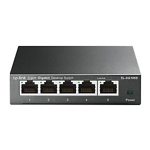 TP-LINK TL-SG105S, Non-géré, Gigabit Ethernet (10/100/1000)