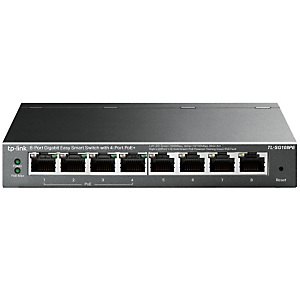 TP-LINK TL-SG108PE, Non-géré, Gigabit Ethernet (10/100/1000), Connexion Ethernet, supportant l'alimentation via ce port (PoE) TP-LINK TL-SG108PE, Non-géré, Gigabit Ethernet (10/100/1000), Connexion Ethernet, supportant l'alimentation via ce port (PoE)