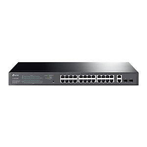 TP-LINK TL-SG1428PE, Géré, Gigabit Ethernet (10/100/1000), Connexion Ethernet, supportant l'alimentation via ce port (PoE), Grille de montage, 1U