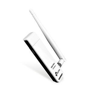 TP-LINK TL-WN722N, Sans fil, USB, WLAN, Wi-Fi 4 (802.11n), 150 Mbit/s, Noir, Blanc