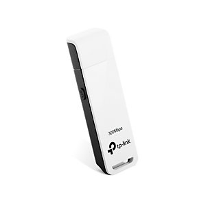 TP-LINK TL-WN821N, Sans fil, USB, WLAN, Wi-Fi 4 (802.11n), 300 Mbit/s, Noir, Blanc