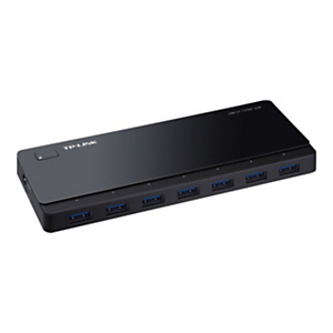 TP-Link UH700, USB 3.2 Gen 1 (3.1 Gen 1) Type-A, 5000 Mbit/s, Negro, 1 m, 12 V, 165 mm TP-Link UH700, USB 3.2 Gen 1 (3.1 Gen 1) Type-A, 5000 Mbit/s, Negro, 1 m, 12 V, 165 mm
