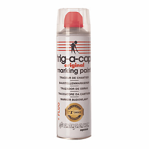 Traceur de chantier Trig-a-cap Original coloris rose fluo 650 ml Traceur de chantier Trig-a-cap Original coloris rose fluo 650 ml