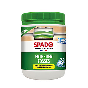 Traitement anti-odeurs activateur fosses septiques Spado, boîte de 24