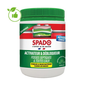 Traitement anti-odeurs anti-bouchons Spado Bio poudre, boîte de 500 g