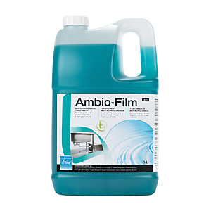 Traitement anti-odeurs biotechnologique siphons et bacs à graisse Ambio-Film, lot de 2 bidons de 5 L