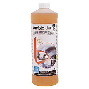 Traitement bio-réducteur matières grasses canalisations Ambio-Jump, lot de 6 flacons de 1 L