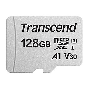Transcend 300S, 128 Go, MicroSDXC, Classe 10, NAND, 95 Mo/s, 40 Mo/s TS128GUSD300S