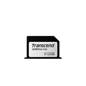 TRANSCEND FLASH Transcend JetDrive Lite 330, 512 GB, 95 MB/s, 75 MB/s, Resistente al polvo, Resistente a golpes, Resistente al agua, Negro TS512GJDL330