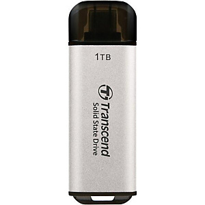 TRANSCEND INDUSTRIAL Transcend ESD300, 1 TB, USB Tipo C, 1050 MB/s, 10 Gbit/s, Plata TS1TESD300S