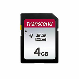 TRANSCEND, Memory card, 4gb sd card classe 10, TS4GSDC300S