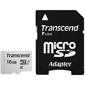 Transcend microSDHC 300S 16GB, 16 Go, MicroSDHC, Classe 10, NAND, 95 Mo/s, 10 Mo/s TS16GUSD300S-A Transcend microSDHC 300S 16GB, 16 Go, MicroSDHC, Classe 10, NAND, 95 Mo/s, 10 Mo/s TS16GUSD300S-A