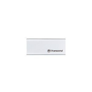TRANSCEND SSD Transcend ESD260C, 1 TB, USB Tipo C, 3.2 Gen 2 (3.1 Gen 2), Protección mediante contraseña, Plata TS1TESD260C