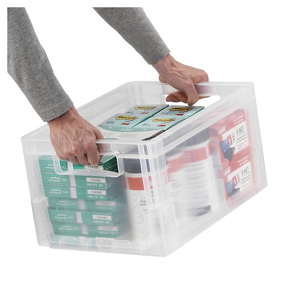 Transparant deksel voor bakken van 600x400mm - 2