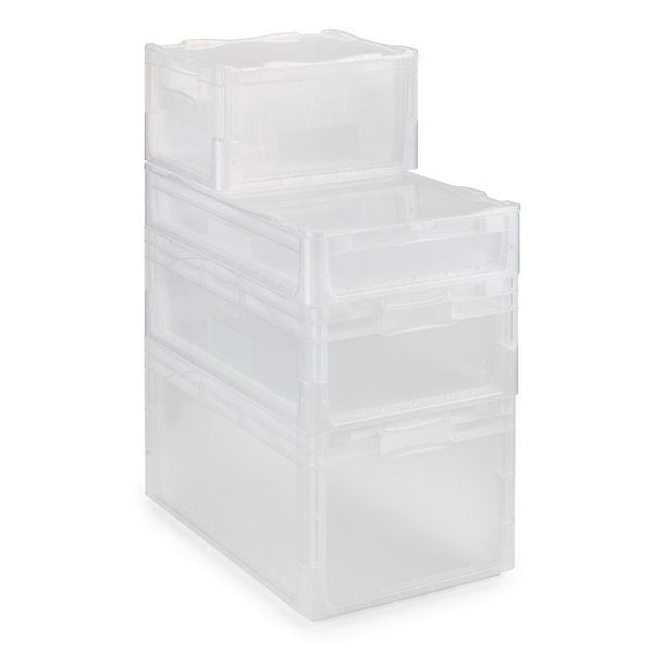 Transparante euronorm stapelbak 600x400x400mm - 3