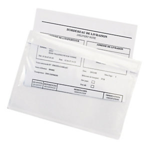 Transparante zelfklevende documentenhoesjes in een dispenserdoos, 70 micron 320x235mm