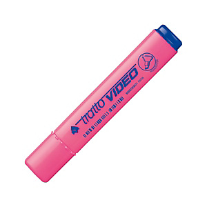 TRATTO Evidenziatore Video, Punta a scalpello, 1 mm - 5 mm, Fucsia (confezione 12 pezzi) TRATTO Evidenziatore Video, Punta a scalpello, 1 mm - 5 mm, Fucsia (confezione 12 pezzi)