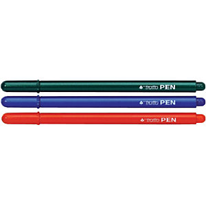 TRATTO Fineliner Tratto Pen Metal, Punta 0,5 mm, Nero (confezione 12 pezzi)