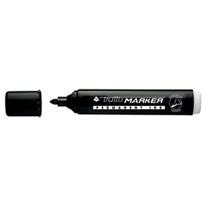 TRATTO Marcatore permanente Tratto Marker, Punta tonda, Tratto 6,5 mm, Nero (confezione 12 pezzi) TRATTO Marcatore permanente Tratto Marker, Punta tonda, Tratto 6,5 mm, Nero (confezione 12 pezzi)