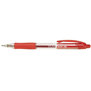TRATTO Penna a sfera a scatto Easy gel - punta 0,5mm - rosso TRATTO Penna a sfera a scatto Easy gel - punta 0,5mm - rosso