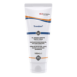 TRAVABON Crème de protection mains  avant travail Travabon Classic, tube de 100 ml