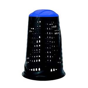 Trespolo portasacco immondizia, 110 l, Nero/Blu Trespolo portasacco immondizia, 110 l, Nero/Blu