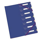 Trieur 7 touches en polypropylène Extendos coloris bleu foncé Trieur 7 touches en polypropylène Extendos coloris bleu foncé