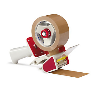 Trigger tape dispensers are ideal for taping up boxes for moving