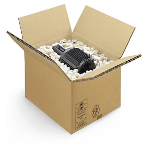 Triple-walled cardboard boxes offer a sturdy way to ship heavy items