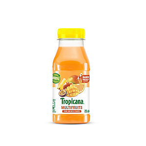 Tropicana Pure Premium® Jus multifruits bouteille PET 25 cl  - Lot de 12