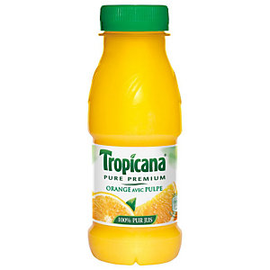 Tropicana Pure Premium® Jus d'orange avec pulpe - Lot de 12 bouteilles PET 25 cl