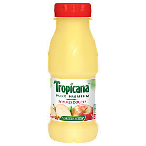 Tropicana Pure Premium® Jus de pommes douces - Lot de 12 bouteilles PET 25 cl