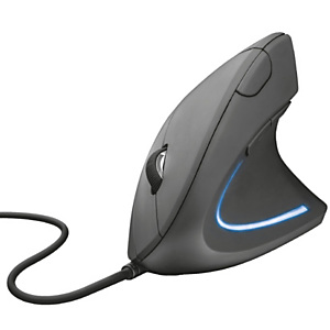Trust Mouse ergonomico verticale Verto, Nero Trust Mouse ergonomico verticale Verto, Nero