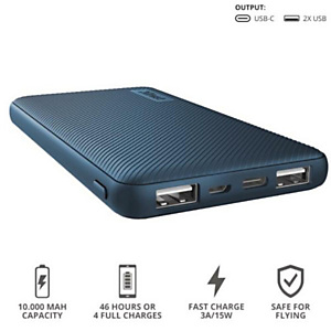 Trust, Power bank, Primo powerbank 10.000 blue, 23894 Trust, Power bank, Primo powerbank 10.000 blue, 23894
