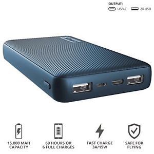Trust, Power bank, Primo powerbank 15.000 blue, 23899 Trust, Power bank, Primo powerbank 15.000 blue, 23899