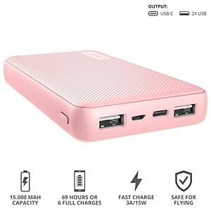 Trust, Power bank, Primo powerbank 15.000 pink, 23901 Trust, Power bank, Primo powerbank 15.000 pink, 23901