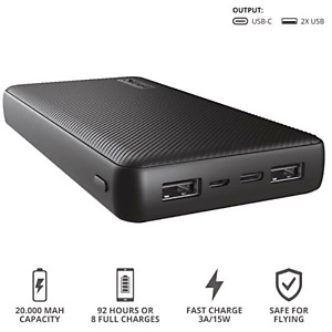 Trust, Power bank, Primo powerbank 20.000, 23593 Trust, Power bank, Primo powerbank 20.000, 23593