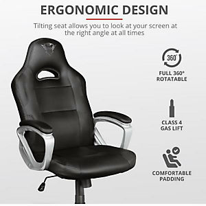 Trust, Sedie gaming, Gxt 705 ryon gaming chair black, 23288 Trust, Sedie gaming, Gxt 705 ryon gaming chair black, 23288