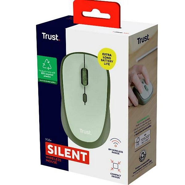 TRUST, Yvi+ wireless mouse eco green, 24552 - 2