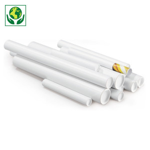 Tubo de envio redondo branco RAJA Tubo de envio redondo branco RAJA